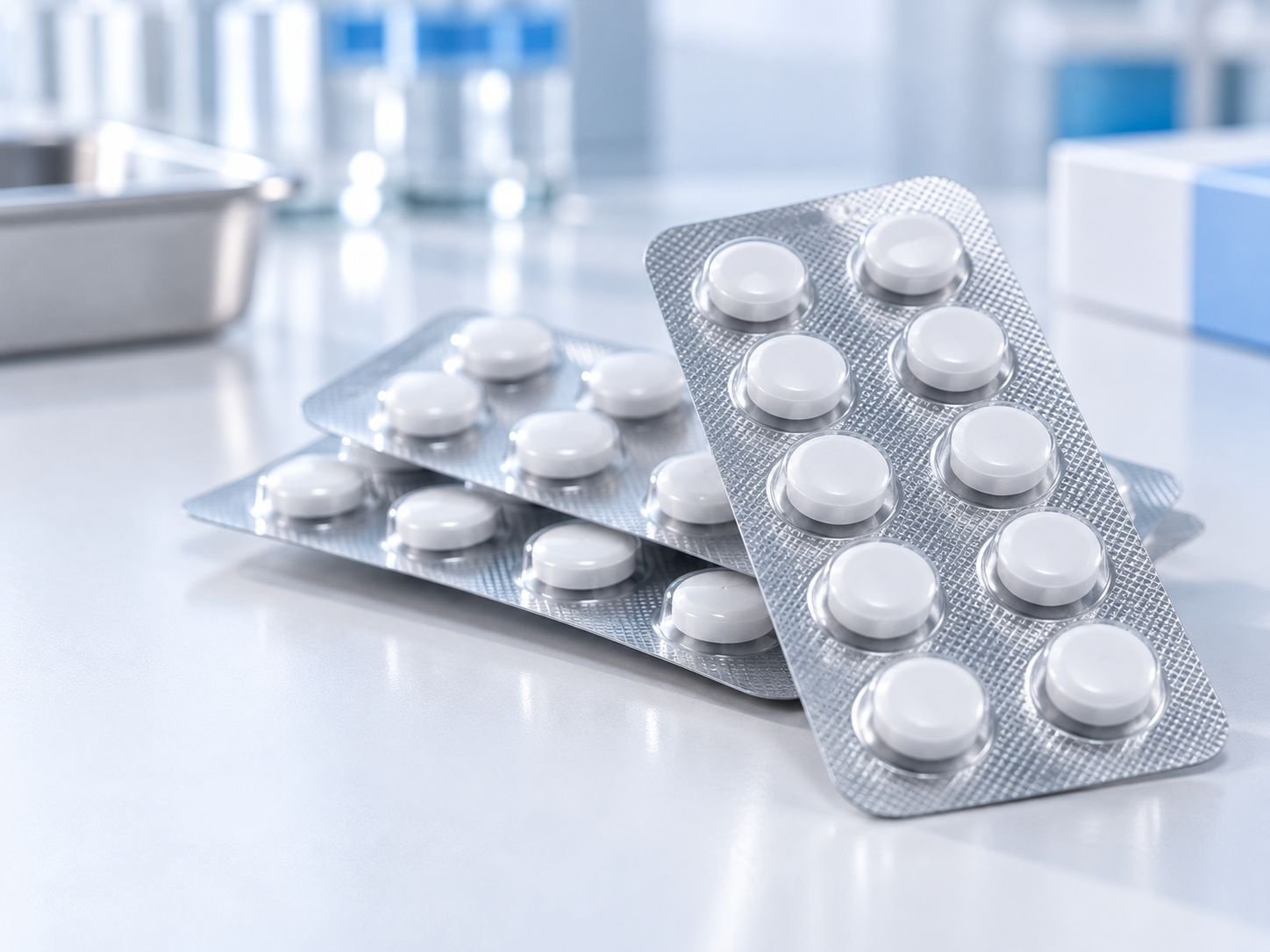 Prescription tablets and blister strips