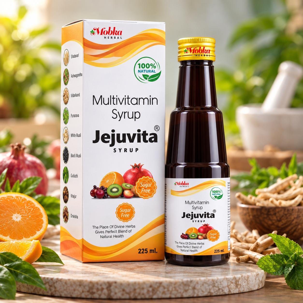 Jejuvita Syrup 225 ml pack