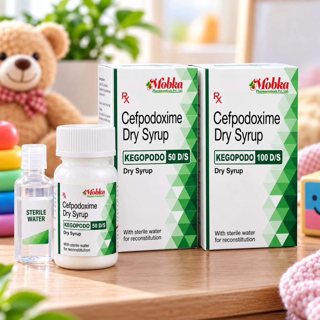 Antibiotic capsules and tablets