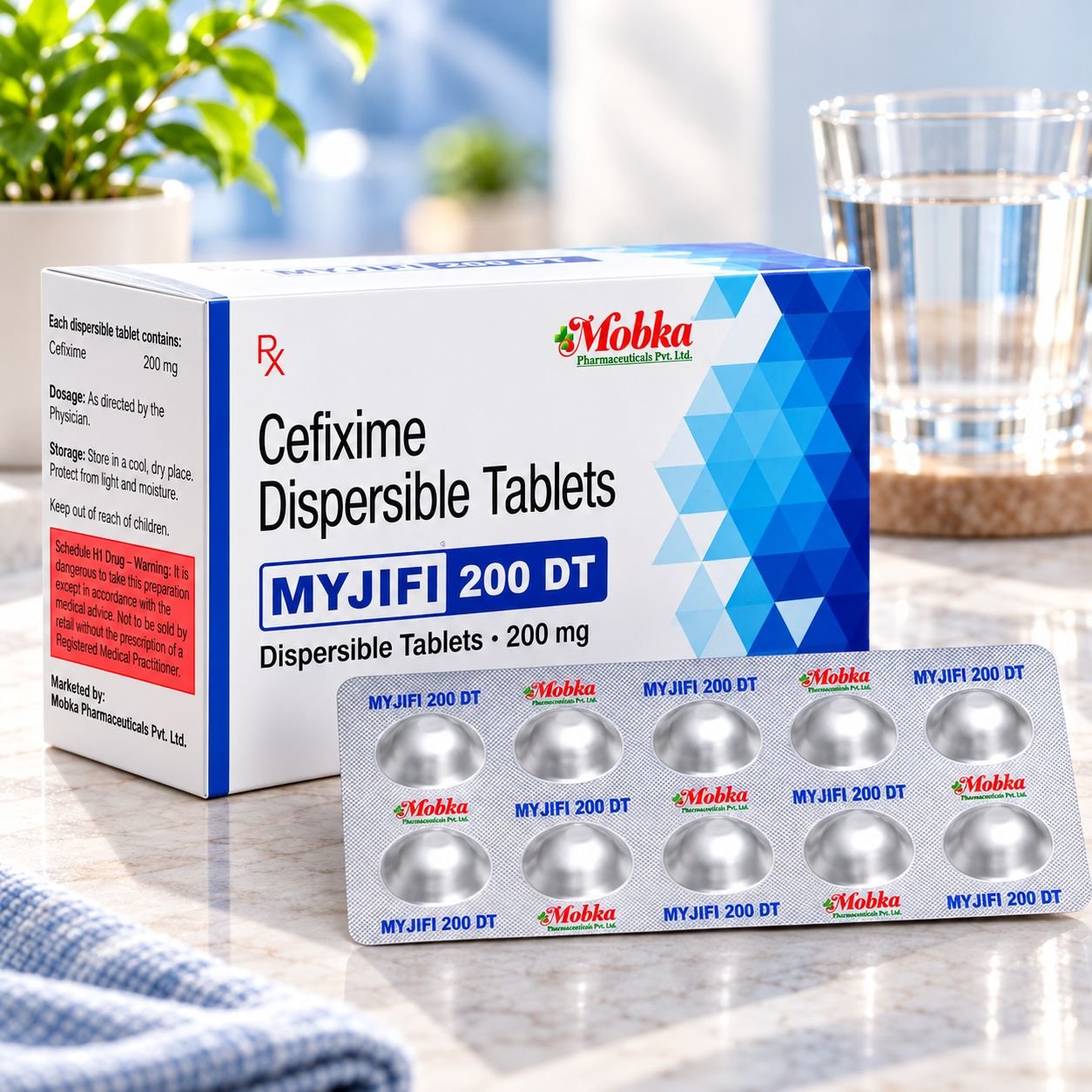 Antibiotic capsules and tablets