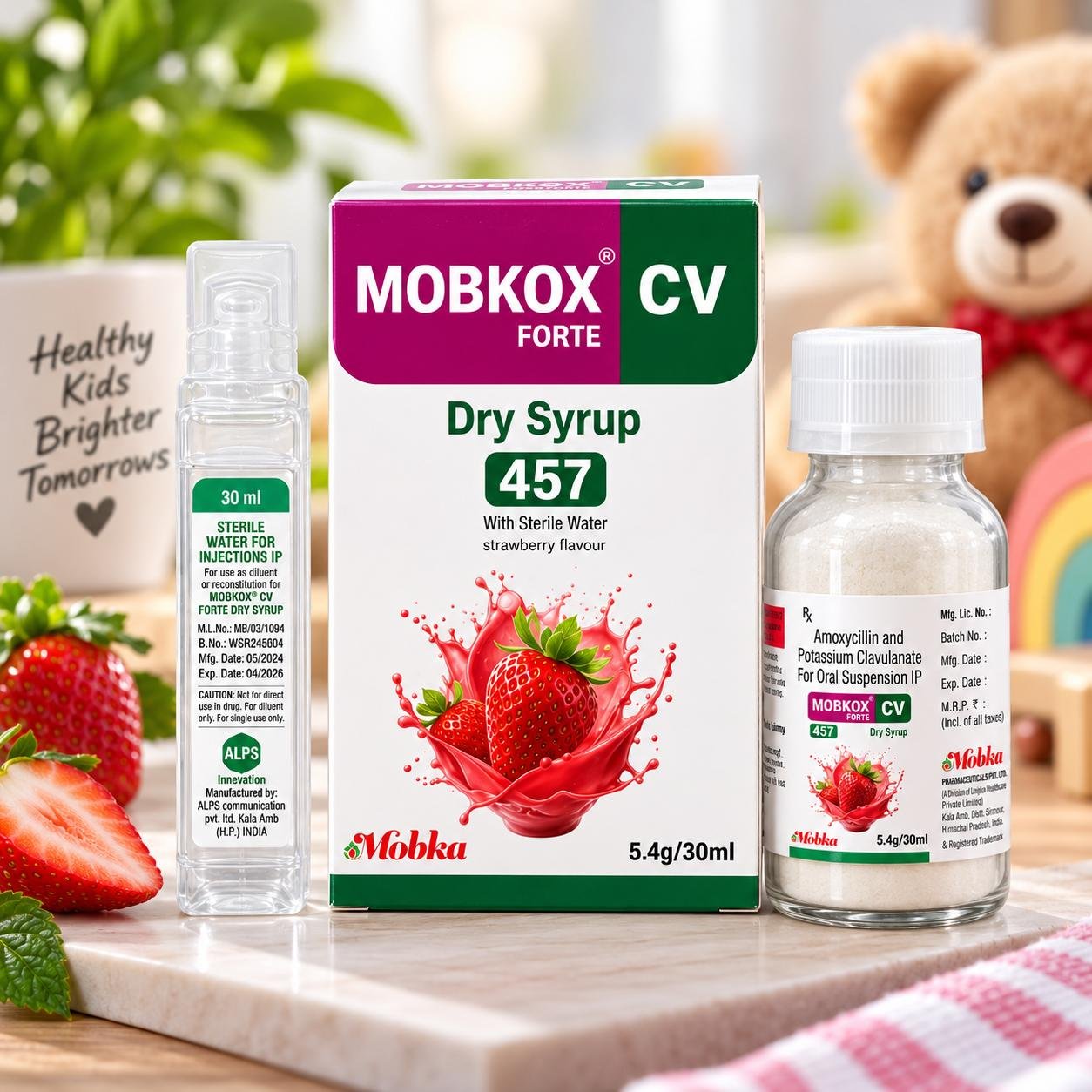 Mobkox CV Forte 457 Dry Syrup pack