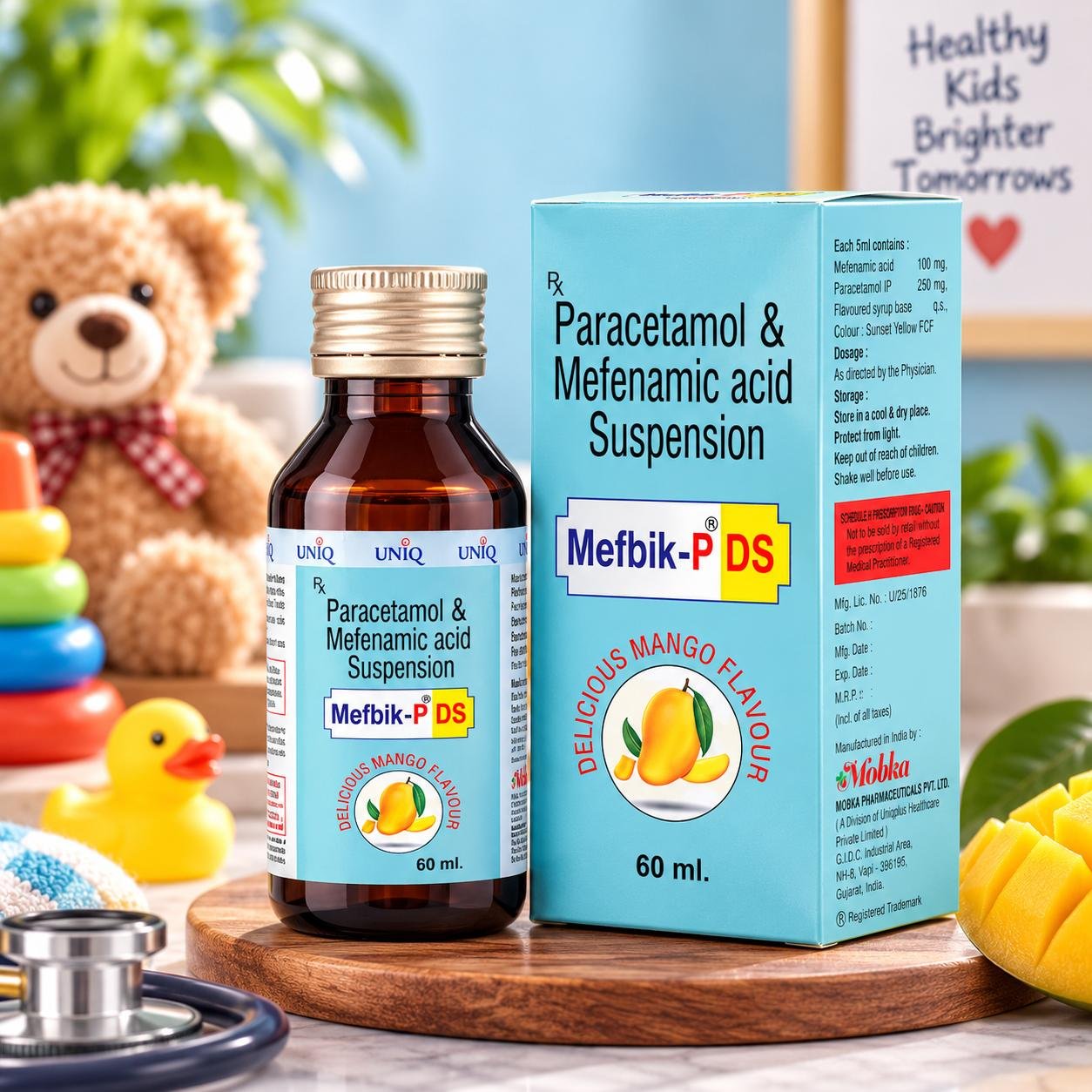 Paediatric suspension bottle