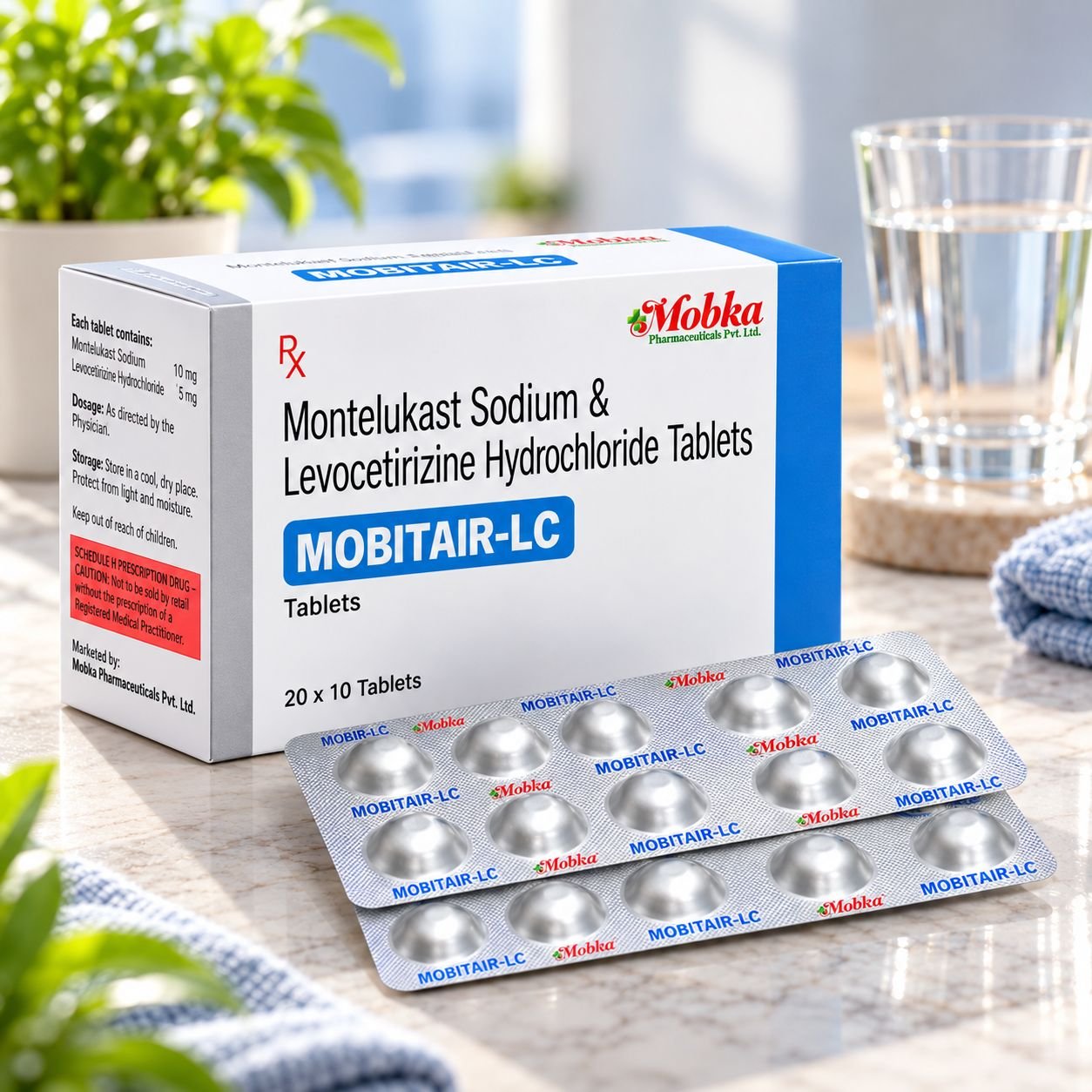 Blister strips of tablets